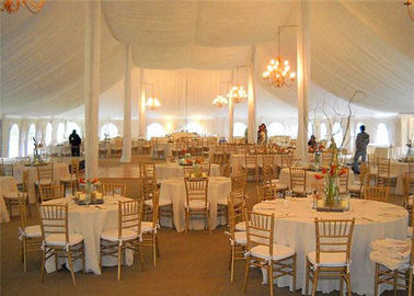 پانل 30x50 متری دو لایه پانل سفید سفارشی چادر عروسی برای حزب SGS