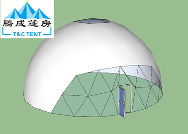توپ 5M قطر و PVC شفاف توپ گنبد جغرافیایی طراحی شده برای رویداد ورزشی در فضای باز