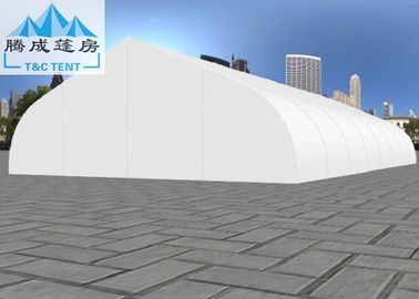 پنل PVC 20 x 40 متری منحنی پاک کردن قاب آلومینیومی چادر برای عروسی 500 نفر باد مقاوم در برابر باد