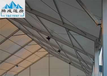 10x60m چادر های خارج از رویدادهای ورزشی مقاوم در برابر حرارت با شیشه یا PVC درب