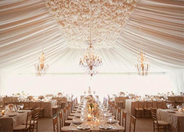 عروسی بزرگ عروسی چادر، Flame Redartant PVC پوشش مقاوم در برابر UV